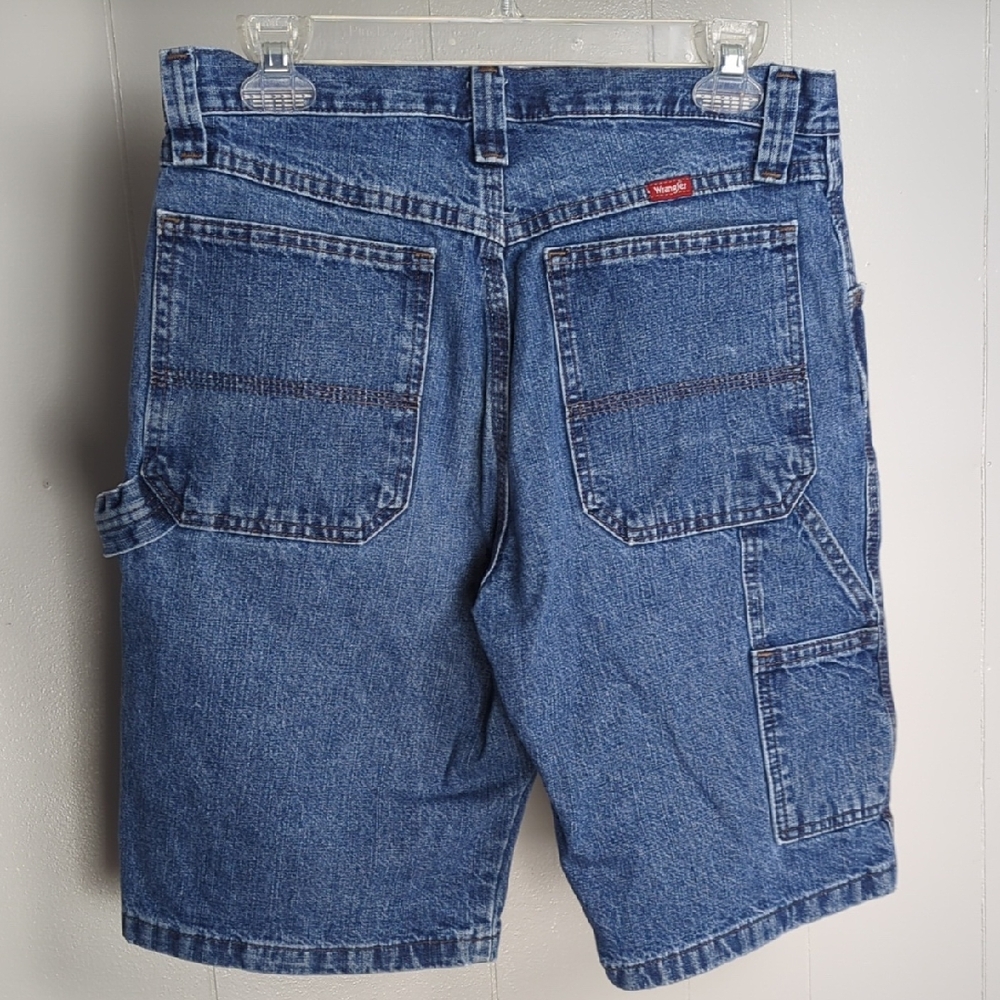 VINTAGE Men's Denim Wrangler Cargo Shorts Size 30